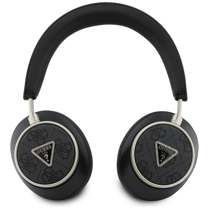 Слушалки Guess Triangle Logo ENC, черни