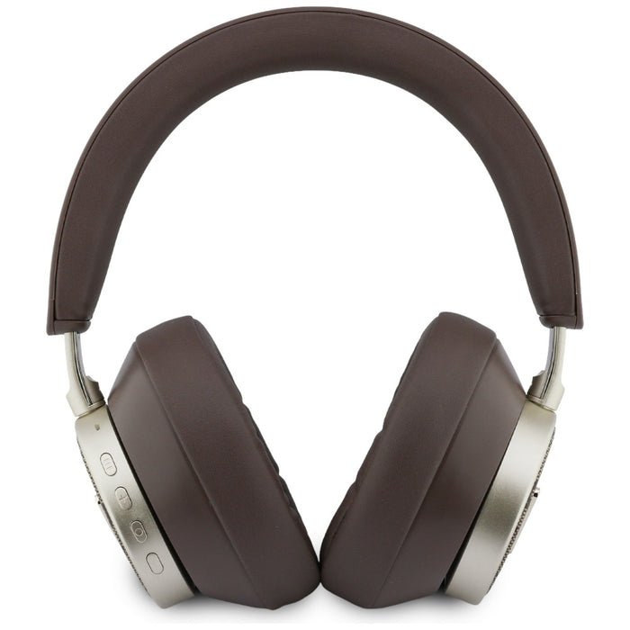Слушалки Guess 4G Triangle Logo Bluetooth ENC, кафяви