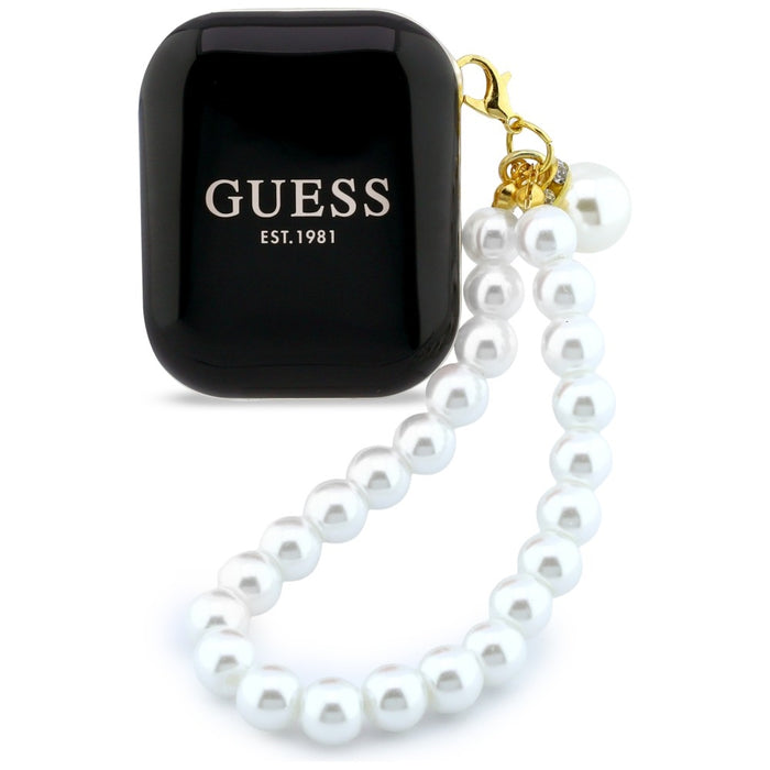 Слушалки TWS Guess Pearl Strap, черни