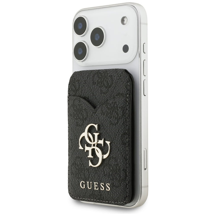 Портфейл с огледало Guess 4G Stand &amp; Mirror MagSafe, черен