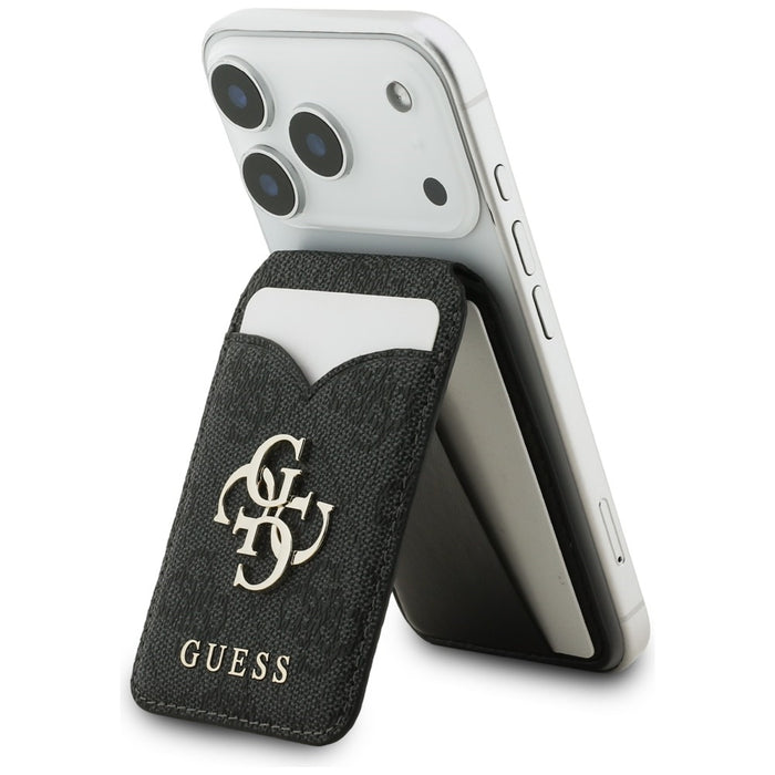 Портфейл с огледало Guess 4G Stand &amp; Mirror MagSafe, черен