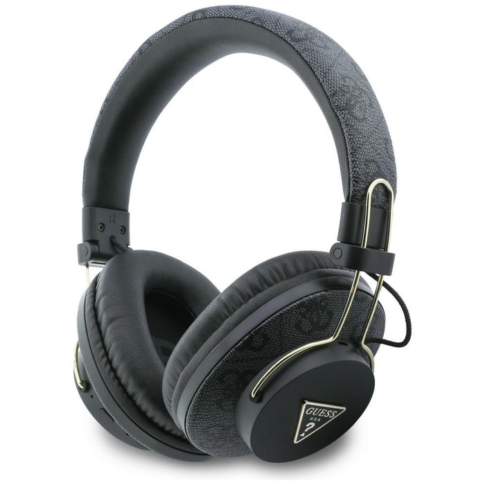 Слушалки Guess Triangle Logo Bluetooth ENC, черни