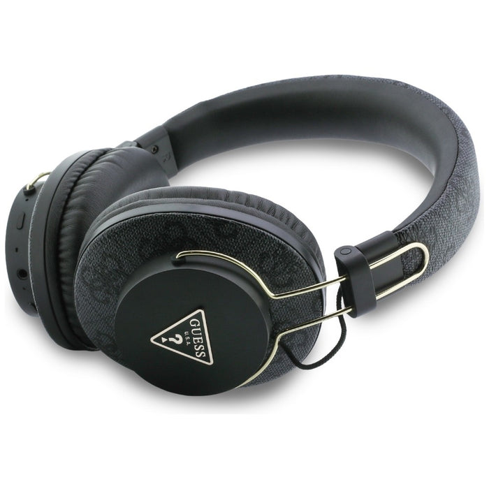 Слушалки Guess Triangle Logo Bluetooth ENC, черни