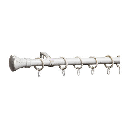 РАЗТЕГАТЕЛЕН КОРНИЗ GARDINIA ТИАРА 120-220 СМ. БЯЛО-ЗЛАТНО