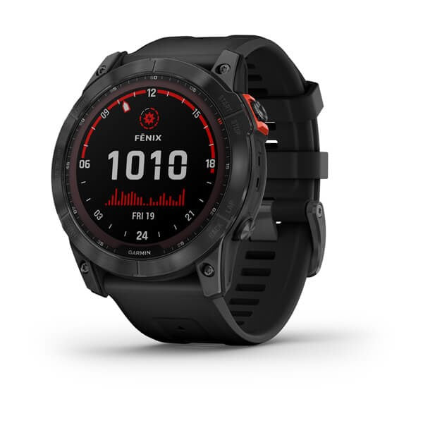 Garmin fenix 7X Solar 3,56 см (1,4") MIP 51 мм Цифров 280 x 280 пиксела Сензорен екран Сив Wi-Fi GPS (сателит)