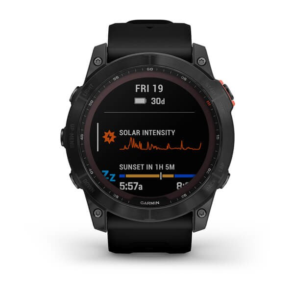 Garmin fenix 7X Solar 3,56 см (1,4") MIP 51 мм Цифров 280 x 280 пиксела Сензорен екран Сив Wi-Fi GPS (сателит)