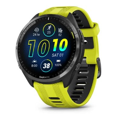 Garmin Forerunner 965 3,56 см (1,4") AMOLED 47 мм Цифров 454 x 454 пиксела Сензорен екран Жълт Wi-Fi GPS (сателит)