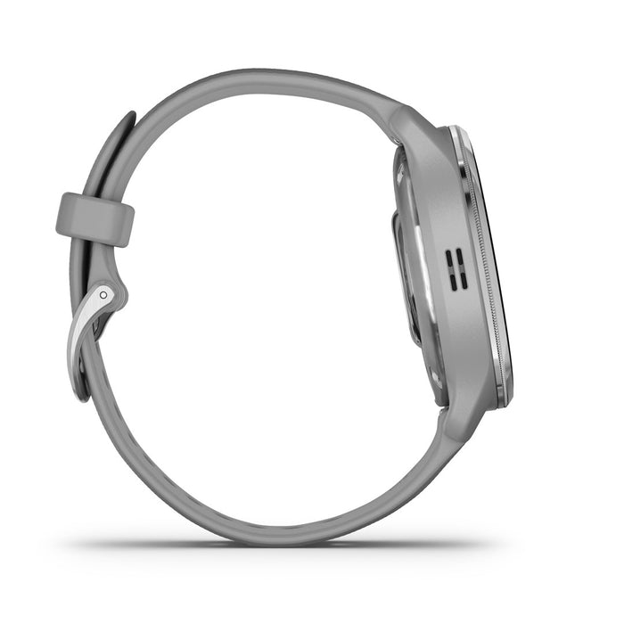 Garmin Venu 2 Plus GPS 3,3 см (1,3") AMOLED 43 мм Цифров 416 x 416 пиксела Сензорен екран Сив, Сребрист Wi-Fi GPS (сателит)