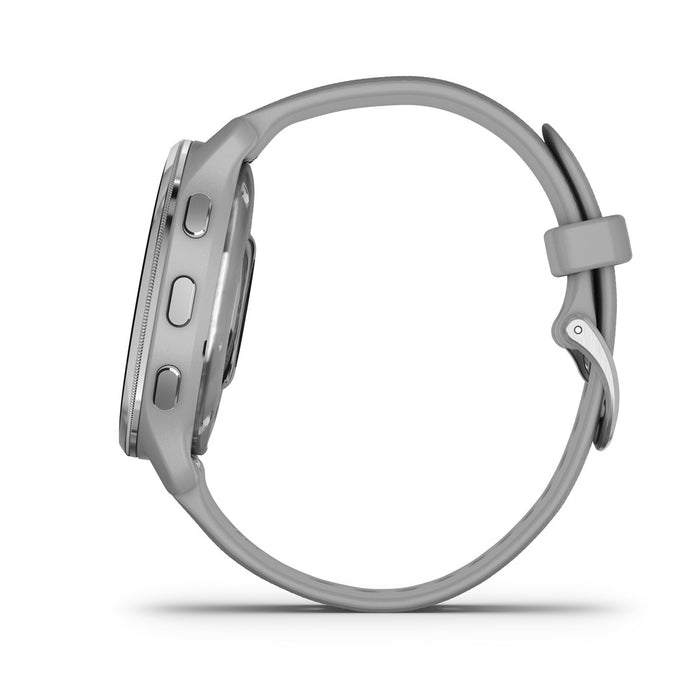 Garmin Venu 2 Plus GPS 3,3 см (1,3") AMOLED 43 мм Цифров 416 x 416 пиксела Сензорен екран Сив, Сребрист Wi-Fi GPS (сателит)