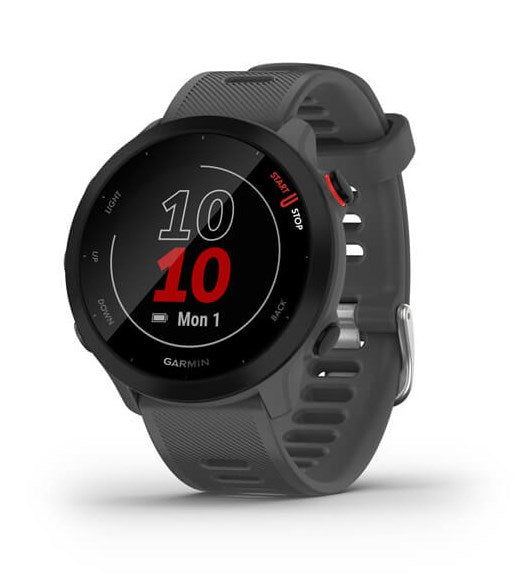 Garmin Forerunner 55 MIP 42 mm Цифров 208 x 208 пиксела Сензорен екран Сив GPS (сателит)