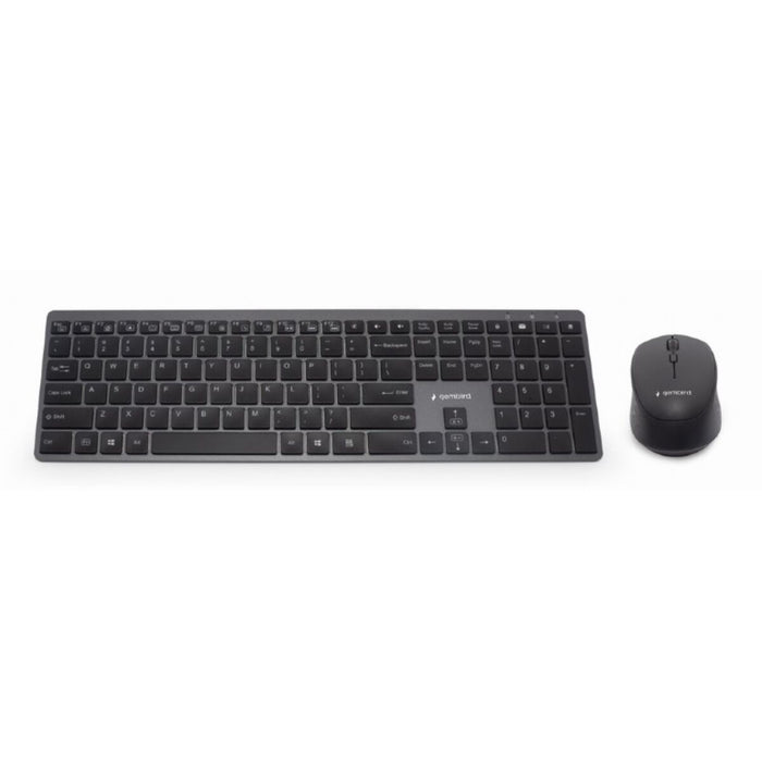 Клавиатура GEMBIRD KBS-ECLIPSE-M500-ES Черен Испанска Qwerty