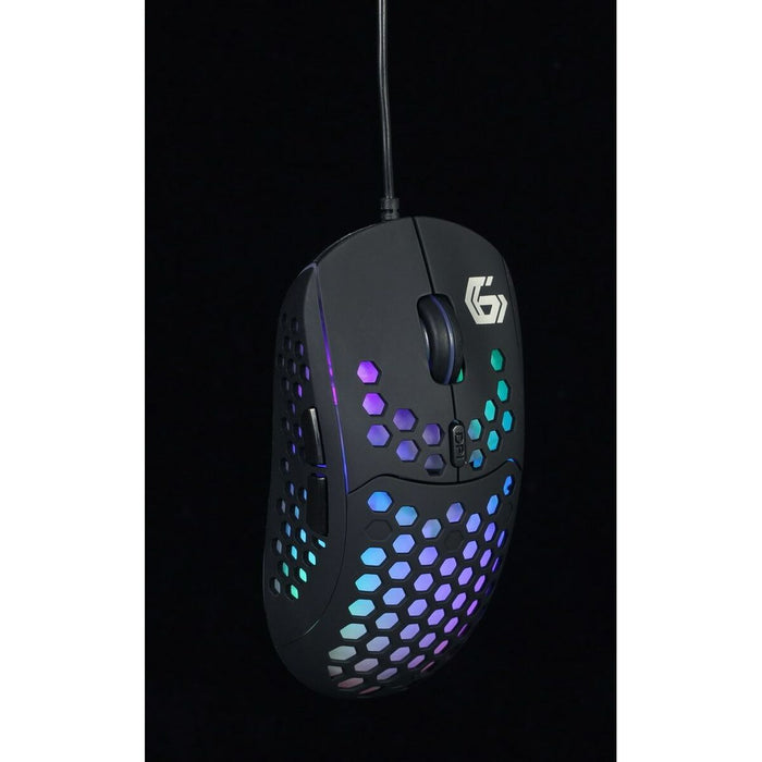 Мишка GEMBIRD MUSG-RAGNAR-RX400 Черен Многоцветен 10000 dpi