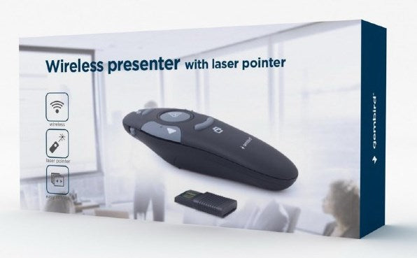 Gembird WP-L-11 remote control IR Wireless Projection screen Press buttons
