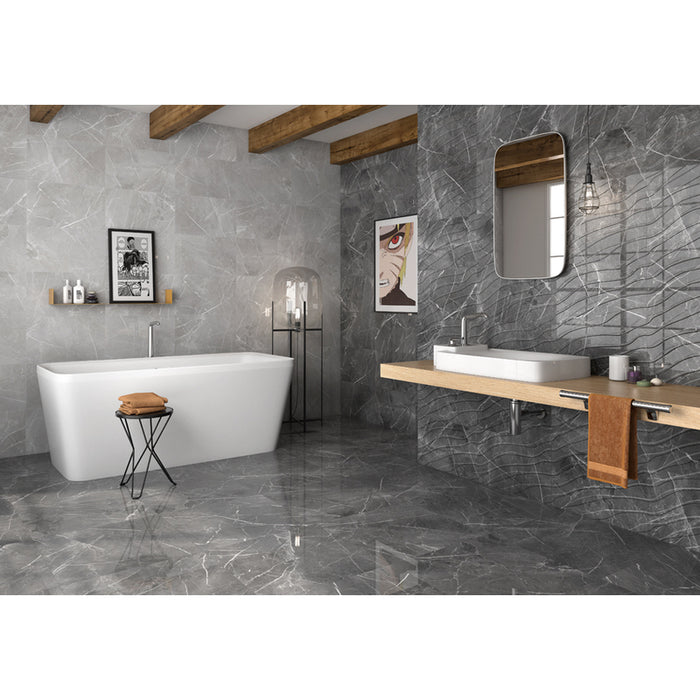 ФАЯНС GEOTILES NAVIA GRIS 33.3X55 CM