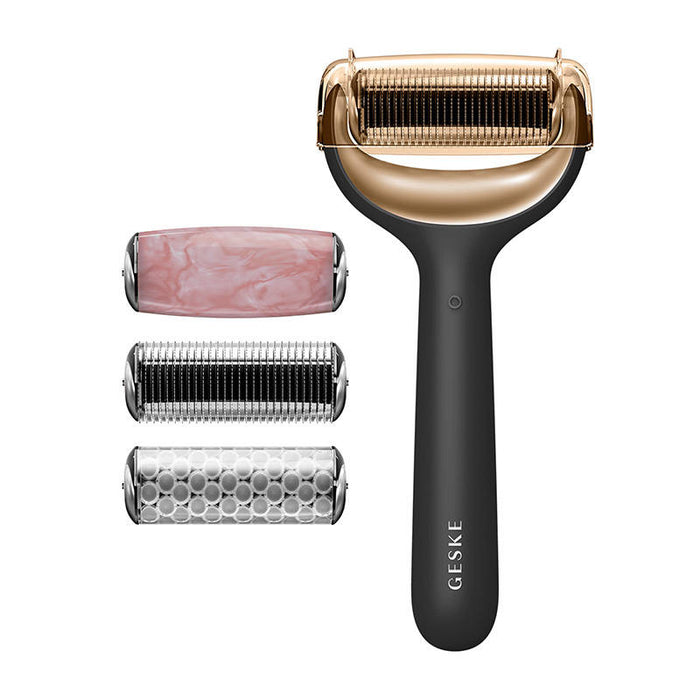 Micro Needle Face&Body Roller 9in1 Geske с APP (сив)