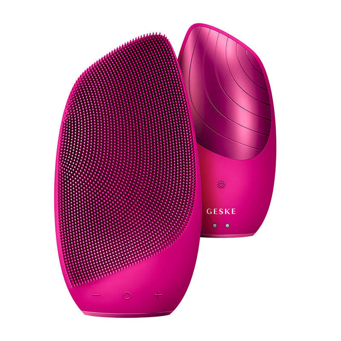 Sonic Thermo Facial Brush 6 в 1 Geske с APP (магента)