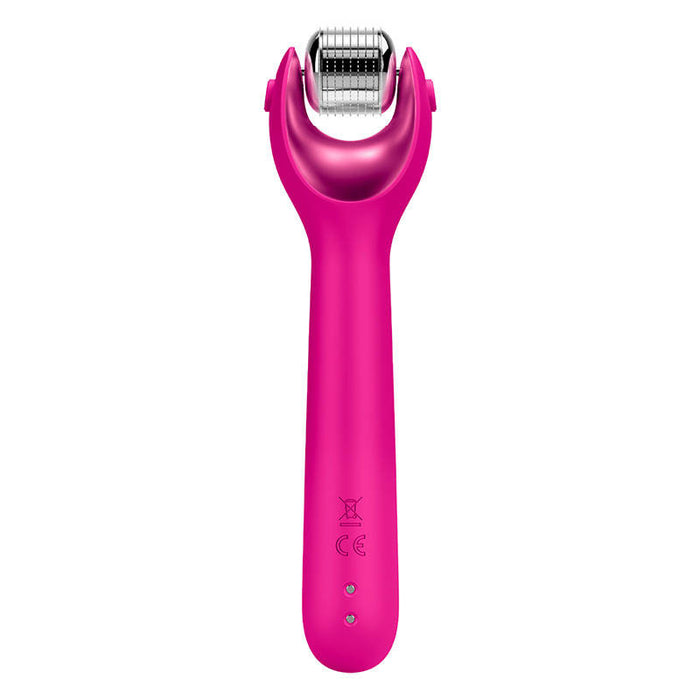 Micro Needle Face Roller 9in1 Geske с APP (магента)