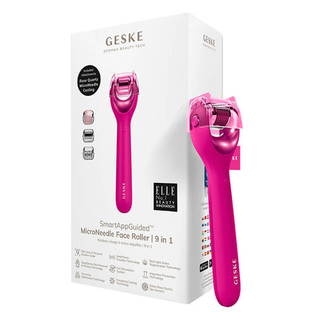 Micro Needle Face Roller 9in1 Geske с APP (магента)