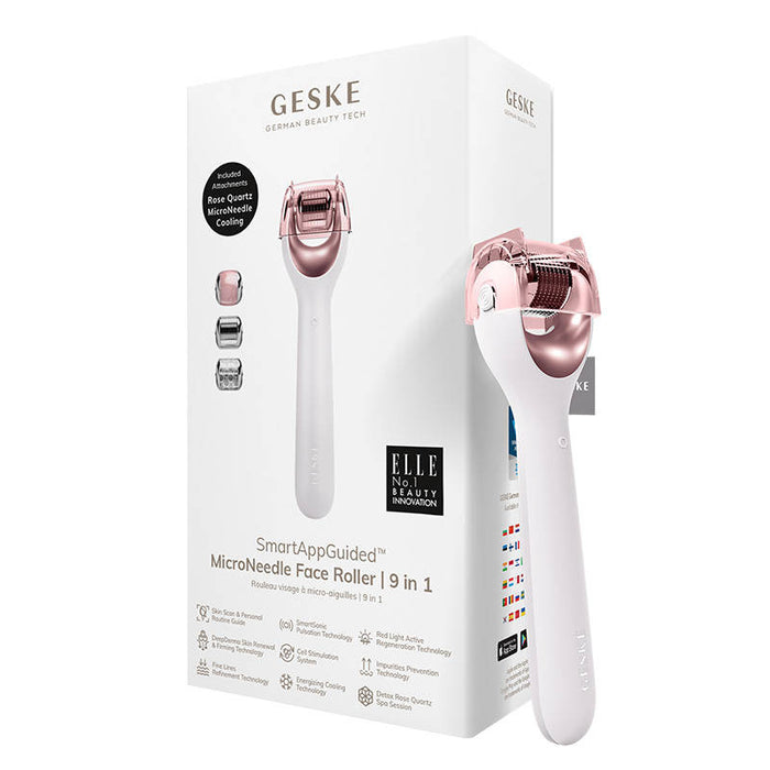 Micro Needle Face Roller 9in1 Geske с APP (звездна светлина)
