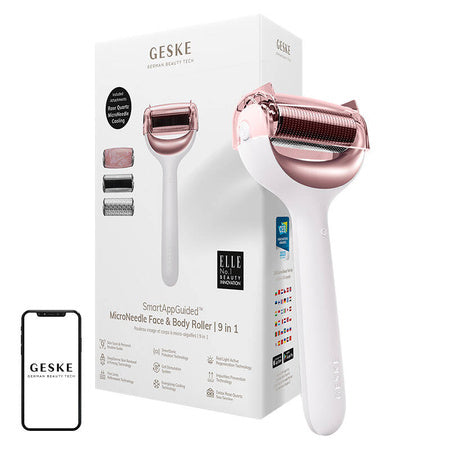 Micro Needle Face&Body Roller 9in1 Geske с APP (звездна светлина)