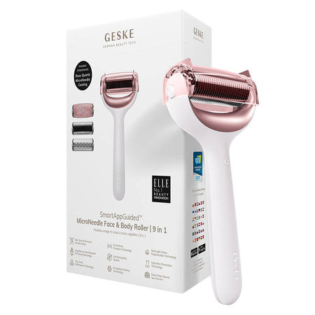 Micro Needle Face&Body Roller 9in1 Geske с APP (звездна светлина)