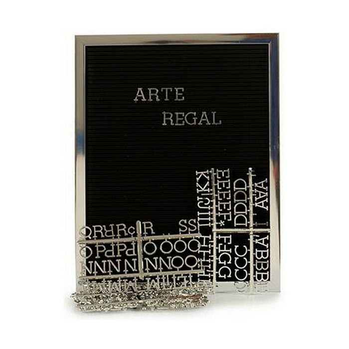 Картина Gift Decor 630002 630002 Черен Сребрист 2,5 x 50,5 x 40,5 cm Панел 144 Букви (12 броя)