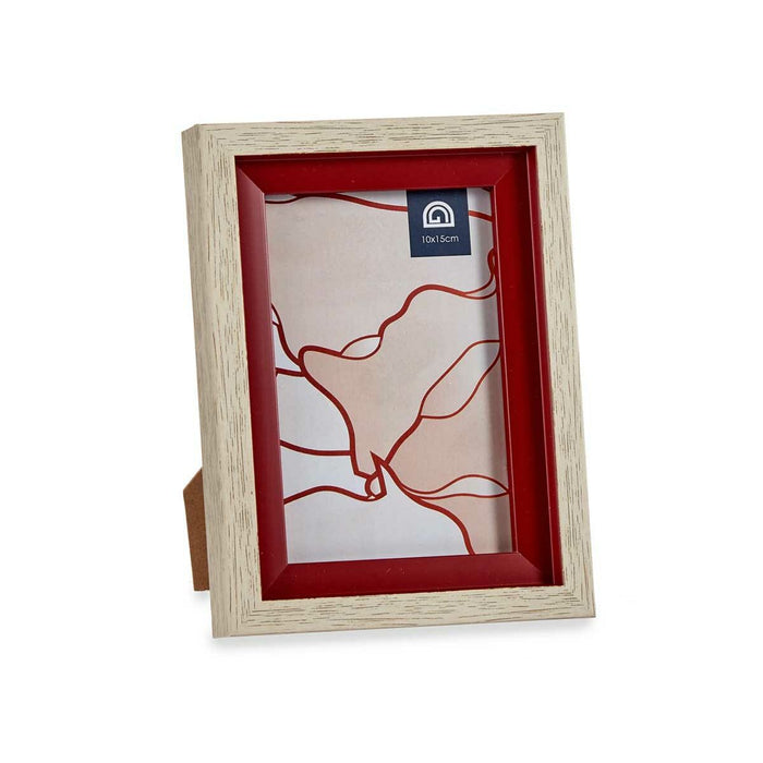 Рамка за снимки Gift Decor 636907T 636907T Кафяв Червен Дървен Кристал Пластмаса (6 броя)