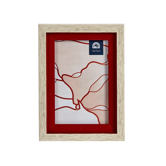 Рамка за снимки Gift Decor 636907T 636907T Кафяв Червен Дървен Кристал Пластмаса (6 броя)