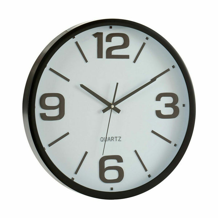Стенен часовник Gift Decor WH-6288W&B WH-6288W&B Бял Черен Кристал Пластмаса 40 x 40 x 5 cm 40 x 5 x 40 cm (6 броя)