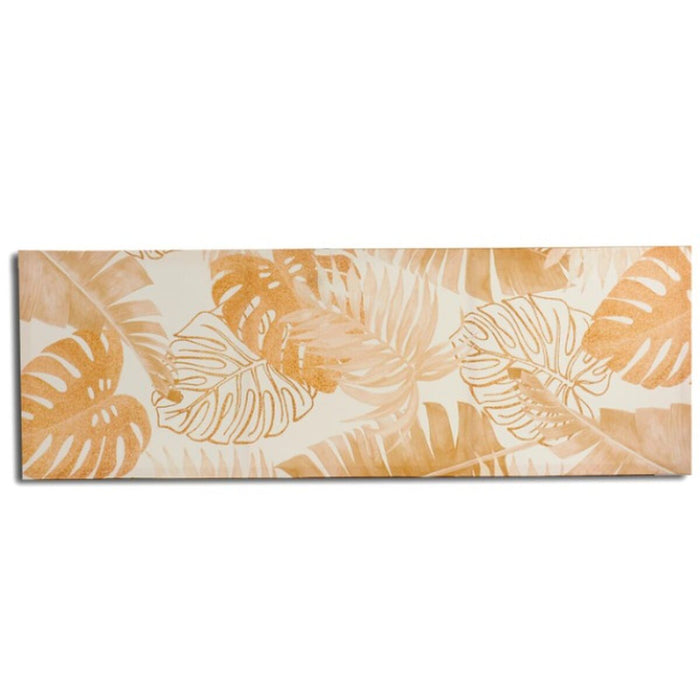 Пластно Gift Decor PC341812 PC341812 Златен Лист на растение 135 x 45 x 1,5 cm (6 броя)