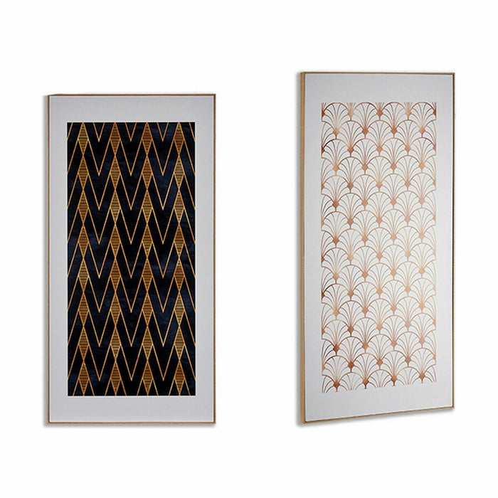 Пластно Gift Decor 77570 77570 Геометричен 61,5 x 3 x 121,5 cm (2 броя)
