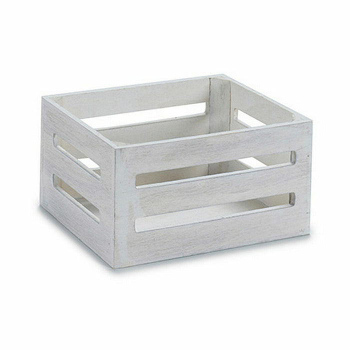 Декоративна кутия Gift Decor 4611H-WHI 4611H-WHI Бял Дървен (60 броя)