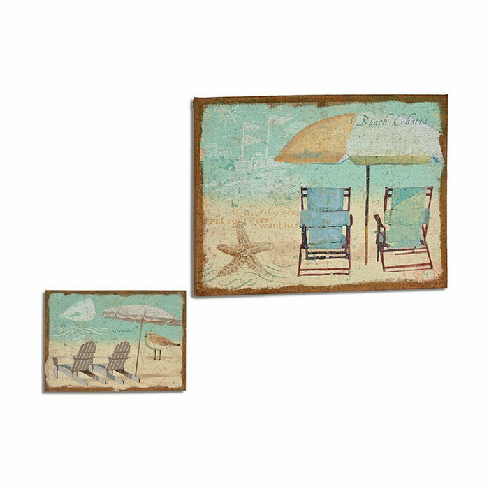 Пластно Gift Decor 19L012B-2-1 19L012B-2-1 Плаж 70 x 3 x 50 cm (4 броя)
