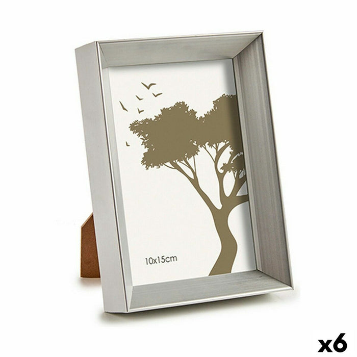 Рамка за снимки Gift Decor WPC0235MS-1 WPC0235MS-1 Сребрист Cтъкло Пластмаса (6 броя)