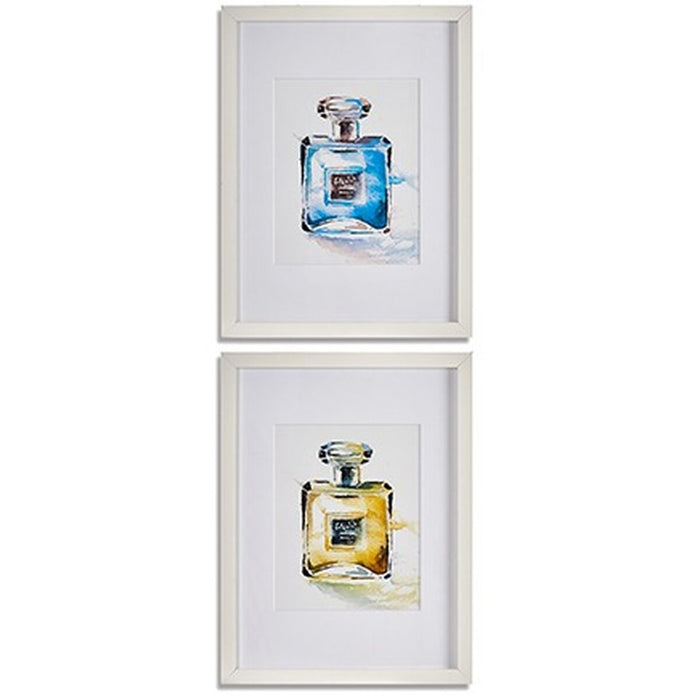 Картина Gift Decor 94934 94934 Жълт Син Бял Червен Cтъкло ПДЧ парфюм 33 x 3 x 43 cm (6 броя)