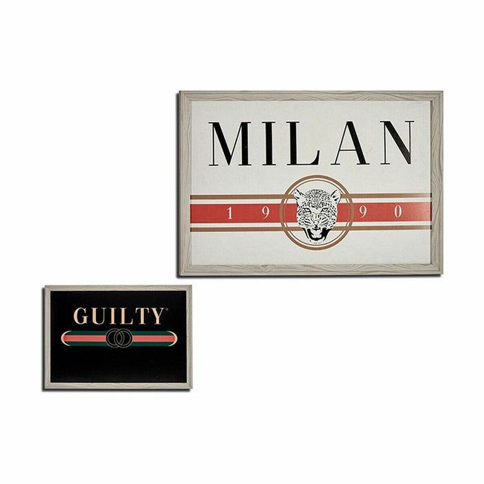 Картина Gift Decor 94969 GUILTY MILAN Сметана ПДЧ 46 x 2 x 66 cm (6 броя)