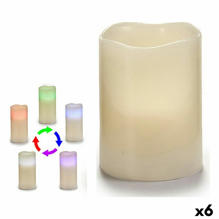 LED Свещ Gift Decor L-Y3040 L-Y3040 Бял 7,5 x 10 x 7,5 cm (6 броя)
