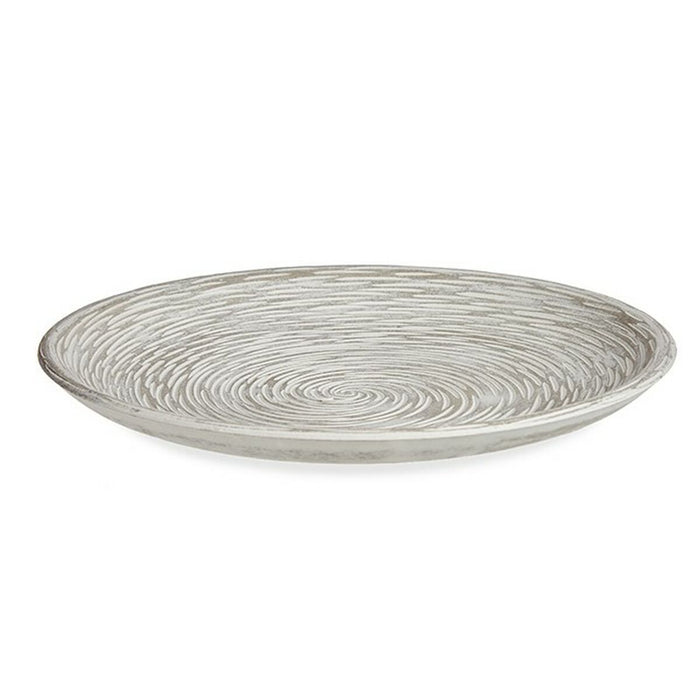 Декоративна чиния Gift Decor LH520927 LH520927 Бял Спирала 29,5 x 2,7 x 29,5 cm 29,5 x 3,3 x 29,5 cm Ø 29 cm (6 броя)
