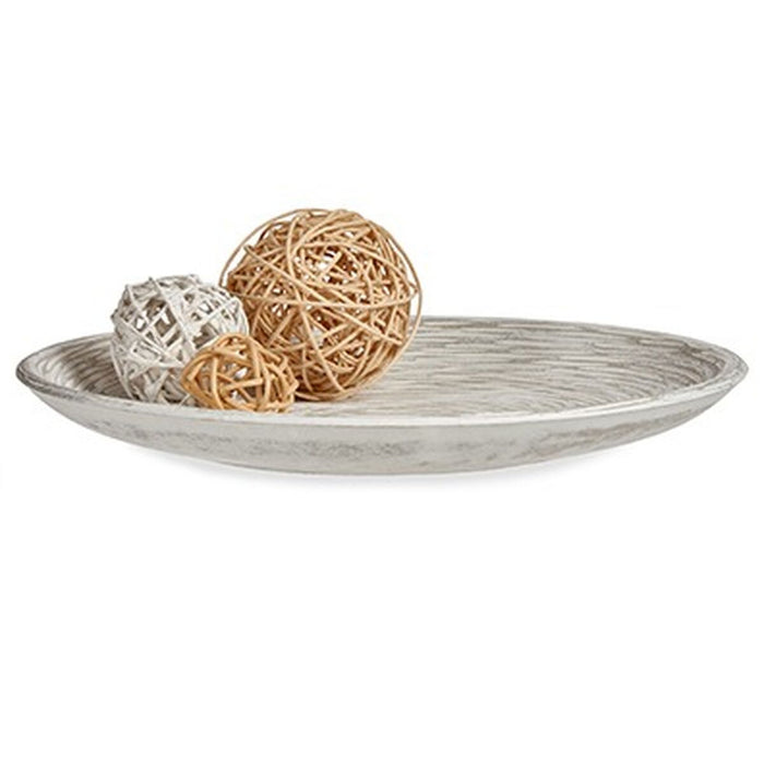Декоративна чиния Gift Decor LH520927 LH520927 Бял Спирала 29,5 x 2,7 x 29,5 cm 29,5 x 3,3 x 29,5 cm Ø 29 cm (6 броя)