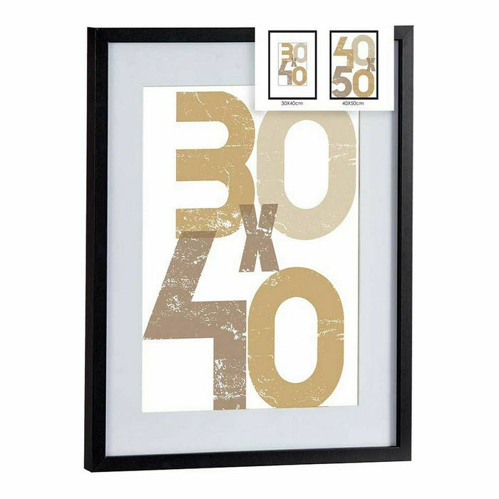 Държатели за стена Gift Decor 668826-BLACK 668826-BLACK Черен Пластмаса Дървен MDF 40 x 50 cm (6 броя)