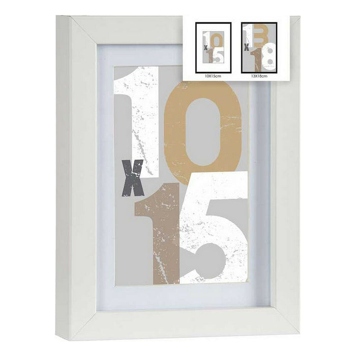 Рамка за снимки Gift Decor 668826-WHITE 668826-WHITE Бял Cтъкло Дървен MDF (6 броя)