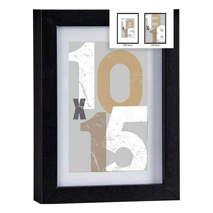 Рамка за снимки Gift Decor 668826-BLACK 668826-BLACK Черен Cтъкло Дървен MDF (6 броя)