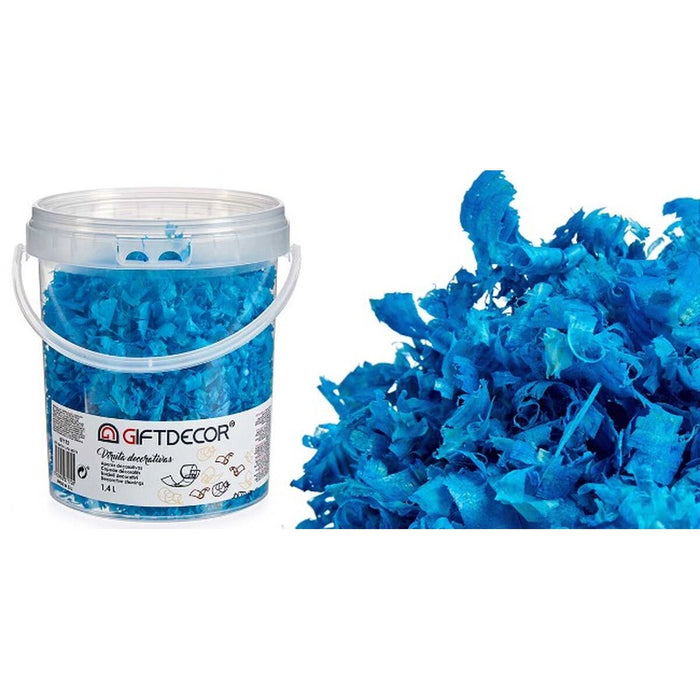 Декоративен Чип Gift Decor VIRUTA-AZUL CL VIRUTA-AZUL CL Светло син 1,4 L (6 броя)