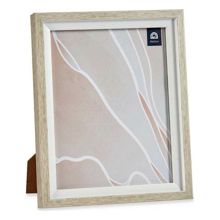 Рамка за снимки Gift Decor 636907W 636907W Бял Бежов Cтъкло Кристал полистирен Пластмаса (6 броя)