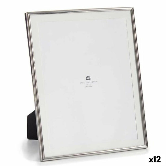Рамка за снимки Gift Decor MS61001-MAT SILVER MS61001-MAT SILVER Сребрист Кристал Стомана (12 броя)