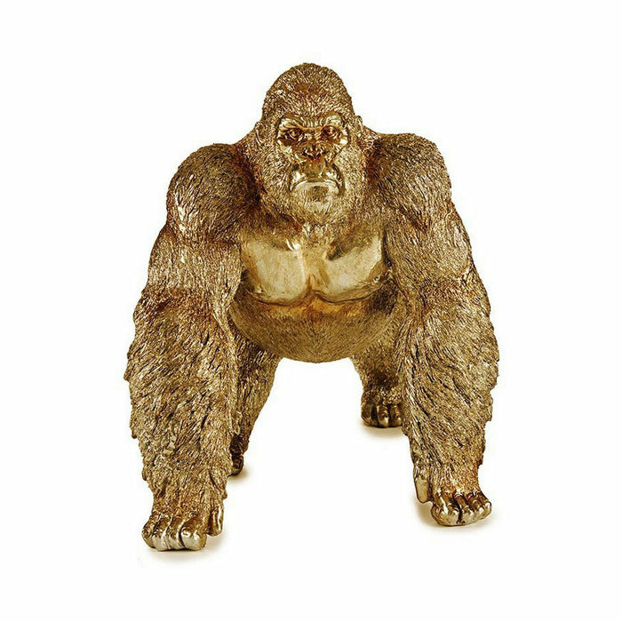 Декоративна фигурка Gift Decor XS210408 XS210408 Златен Горила 20 x 27,5 x 34 cm (2 броя)