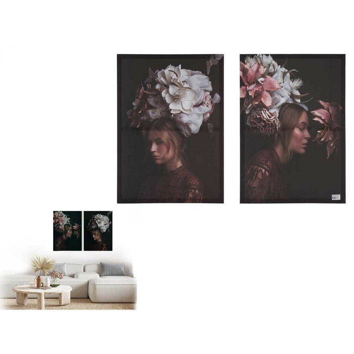 Пластно Gift Decor PC342265 PC342265 Пластно 50 x 3,5 x 70 cm 70 x 50 x 1,5 cm Дама