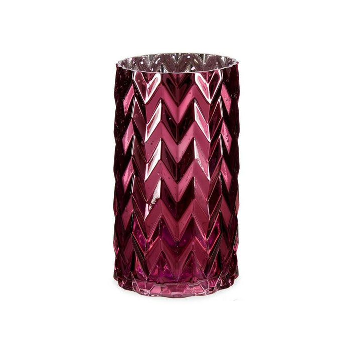 Ваза Gift Decor V1220MMS-5 V1220MMS-5 Розов Кристал Щип Дърворезба 11,3 x 19,5 x 11,3 cm (6 броя)
