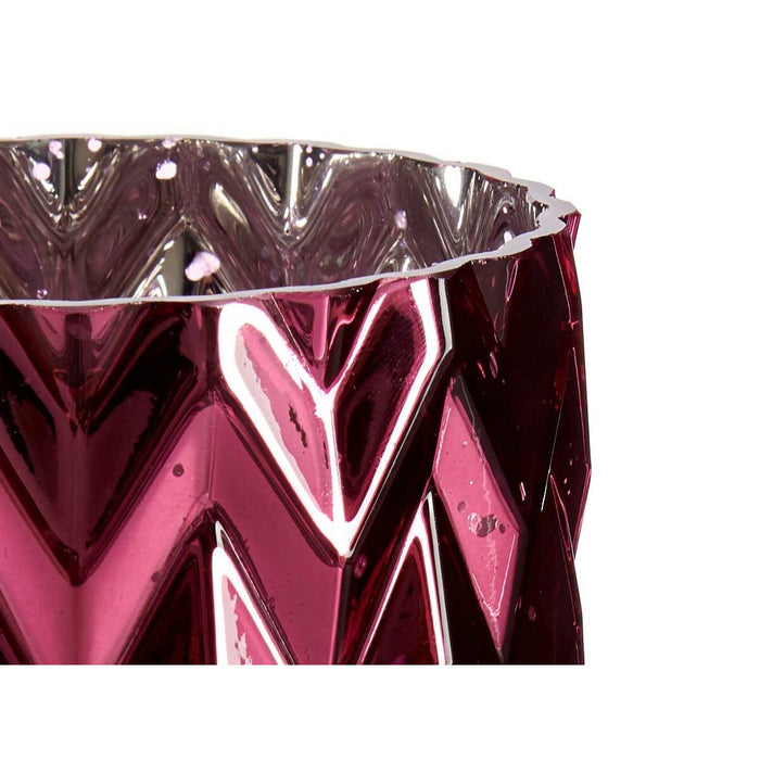 Ваза Gift Decor V1220MMS-5 V1220MMS-5 Розов Кристал Щип Дърворезба 11,3 x 19,5 x 11,3 cm (6 броя)