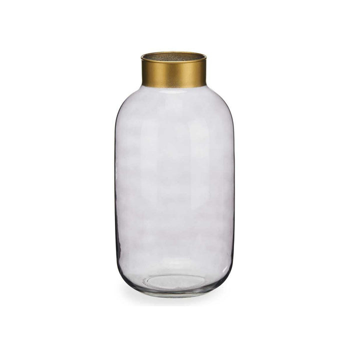 Ваза Gift Decor V1530IP-S V1530IP-S Сив Златен Cтъкло 14,5 x 29,5 x 14,5 cm (6 броя)